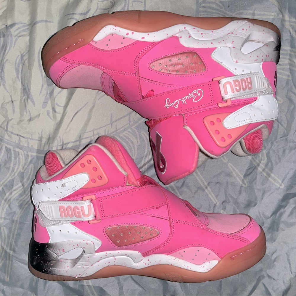 Pink Patrick Ewing shoes